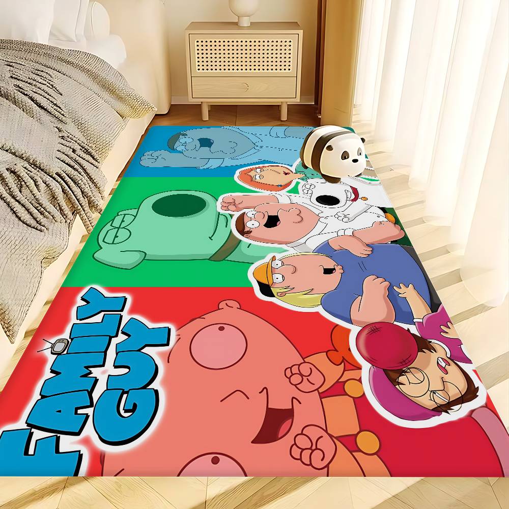 Adult Animation F-Family G-Guy Bathroom Mat Anti-slip Absorb Water Long Strip Cushion Bedroon Mat Welcome Doormat