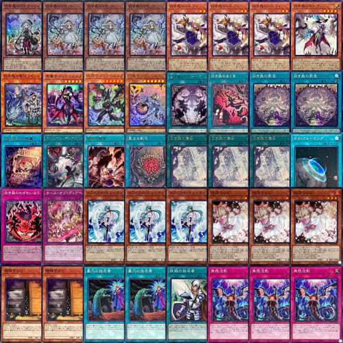 [Full-scale Construction Deck] Yu-Gi-Oh! ALIN Cards Included White Forest Deck Set Pre-Constructed Deck White Forest Snake Eye Azamina Diablos ALLIANC