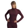 Womens/Ladies Textured ColdGear Half Zip Base Layer Top