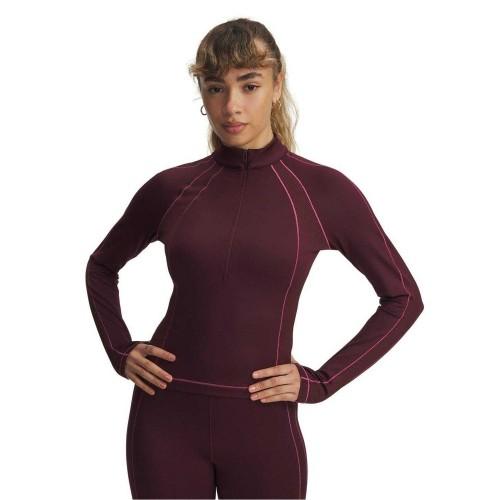 Under Armour Womens/Ladies Textured ColdGear Half Zip Base Layer Top