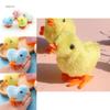 Fluffy Wind-up Chicken Dance Clockwork Plush Kids Toy