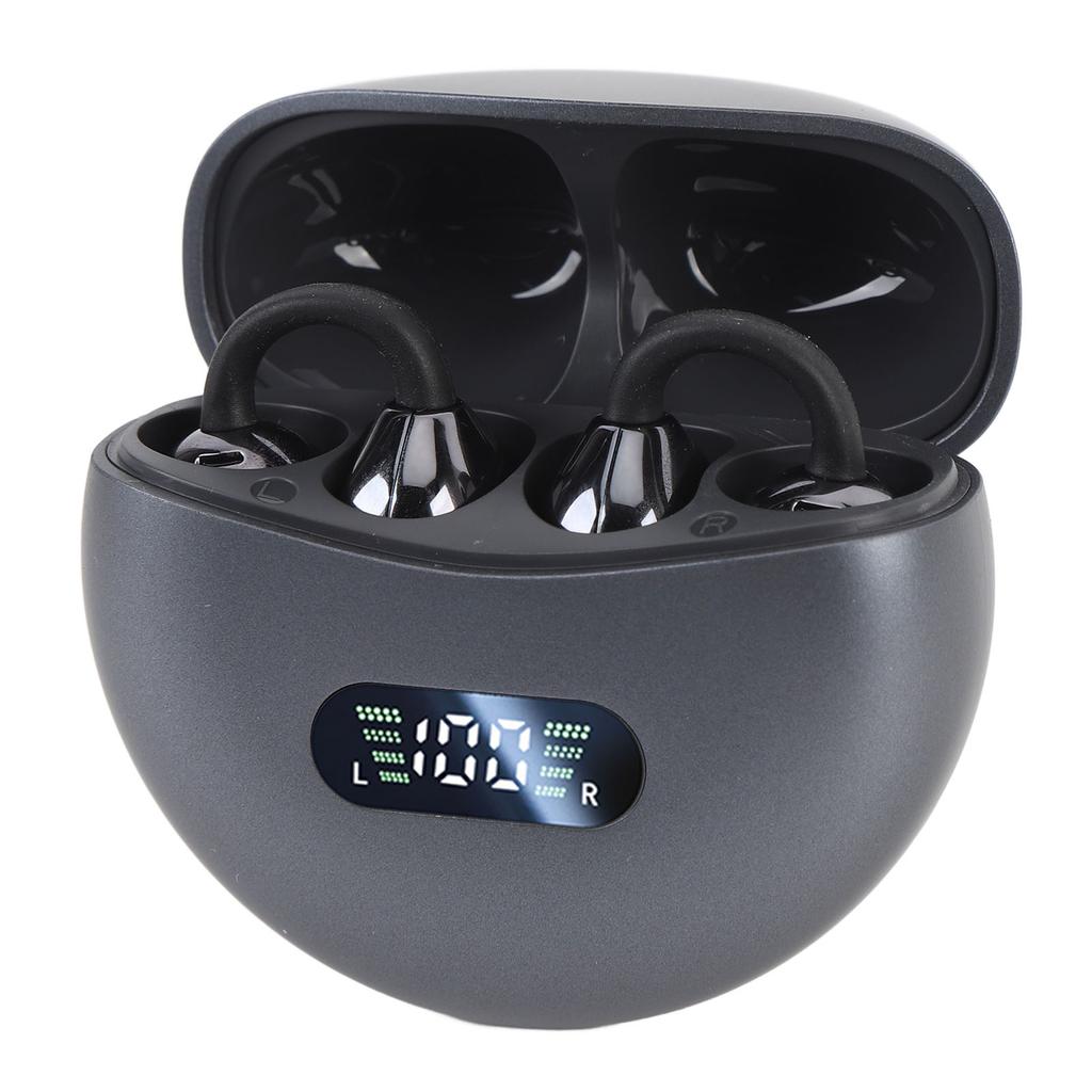 Sprachübersetzungs-Ohrhörer 144 Online-Sprachen Bluetooth 5.49 Übersetzungs-Ohrhörer Eisengrau