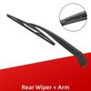 14" 350mm Rear Wiper Blade & Arm Set Kit For Mazda 2 Hatchback 2008-2015 Windshield Windscreen Tailgate Window Rain Brush