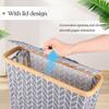 Toilet Paper Storage Basket Bathroom Organizer with Lid and Clear Side Window Large Capacity Tissue Holder Bathroom Accessories