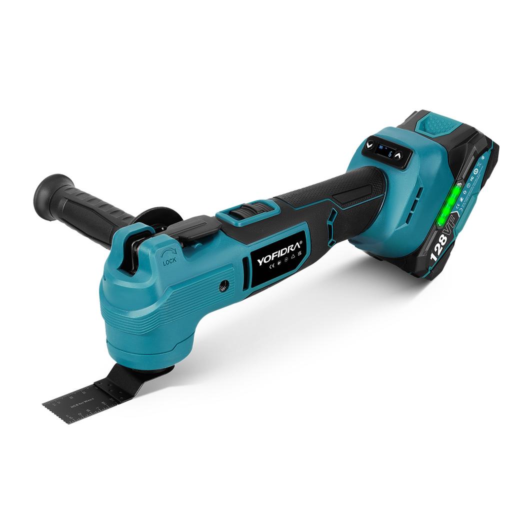 Yofidra Brushless Quickrelease Oscillating Tool 20000OPM Electric Saw Trimmer Woodworking Power Tool For Makita 18V Battery Pin