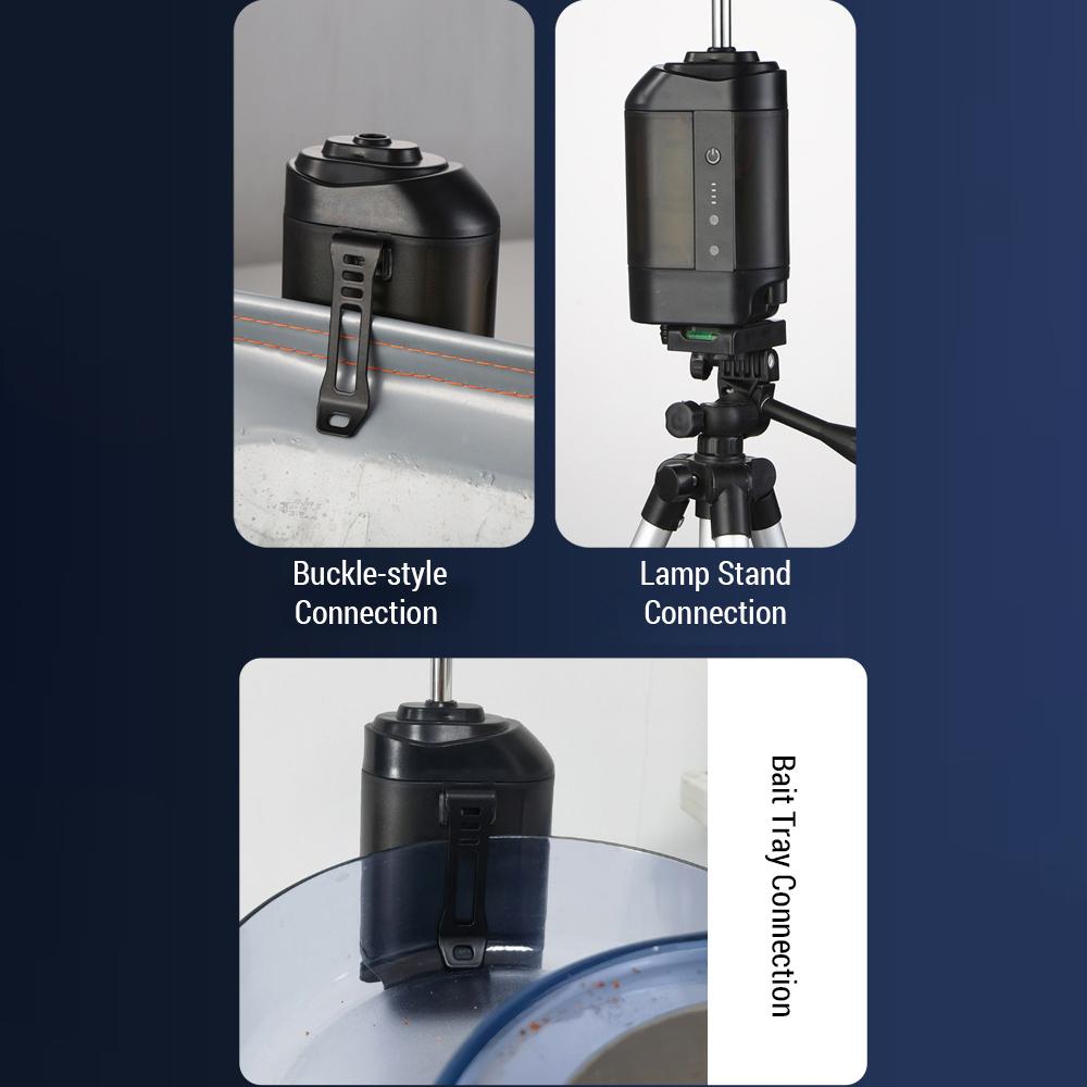 Induction Intelligent Oxygen Pump Outdoor Fishing Water Collector Fluorescent Water Collector with