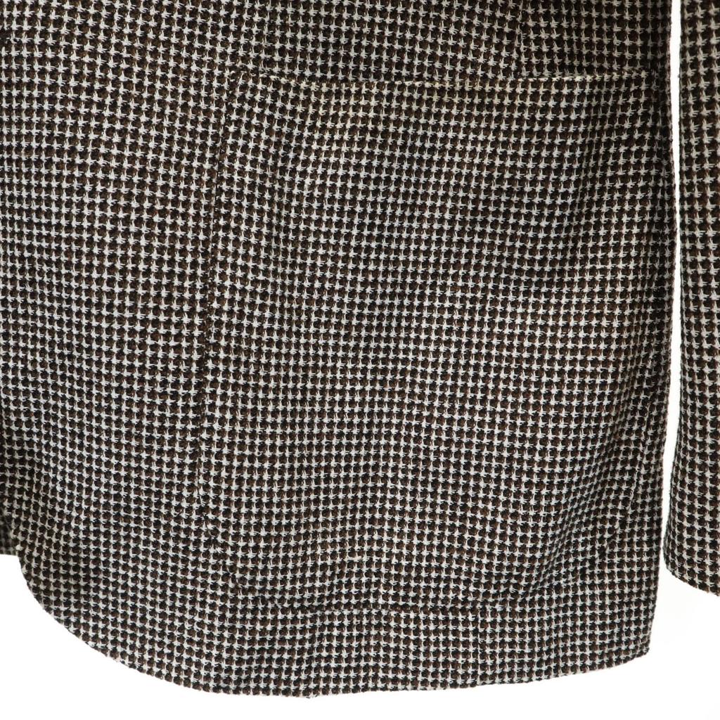 THE GIGI DON'T LOOK BACK Made In Italy Wool Blend Houndstooth Tailored Jacket Men's Used