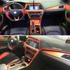 For Hyundai Sonata 9 2015-2017 Interior Central Control Panel Door Handle 3D 5D Carbon Fiber Car Cover Stickers Decals Part