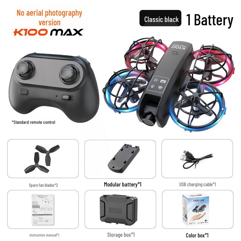 K100max GT3 Drone: Mini Dual-Camera Quadcopter with Optical Flow & Full Protection for Aerial Photography.