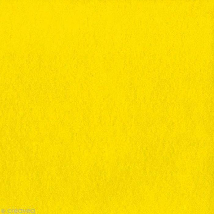 Feutrine Artemio - 1 mm- 30 x 30 cm - 17 couleurs Jaune