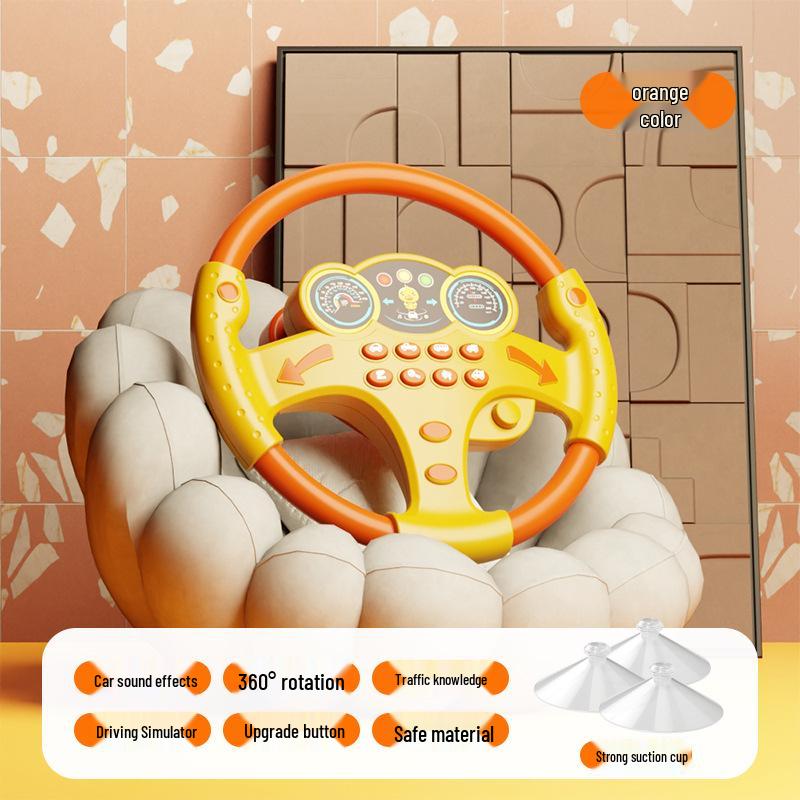 Interaktives Lenkradspielzeug für Eltern und Kind für 1- bis 6-Jährige - Co-Pilot Rollenspiel Geschenk