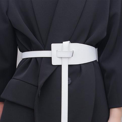 Women s Versatile Knotted Decorative Belt And Fashionable Waist Belt One Size белый