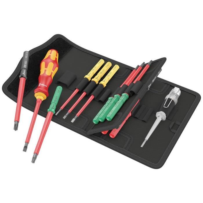 Wera Kraftform Kompakt VDE 16 Universal 1 pour électricien Lots de lames de rechange