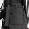 Adidas Originals Adilenium Oversized Jacket With Flap Pockets And Concealed Snap Buttons Women Outerwear Black IV9319