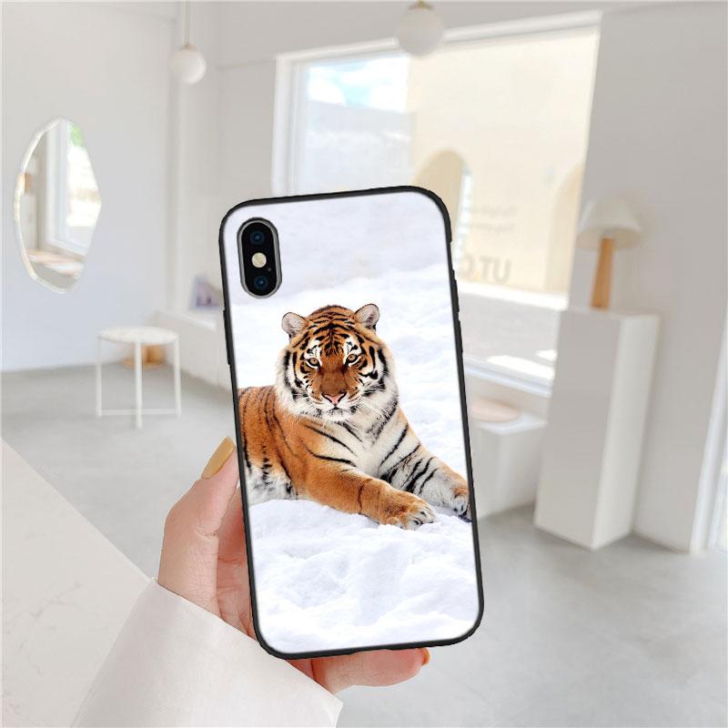 BF111 tiger lion leopard Soft Shell Phone Case for Xiaomi Xiaomi Poco M4 M5 M6 M7 X3 X6 X7 F8 Ultra Pro GT NFC