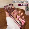 2026 girl chain for apple 17 cute phone case mate80promax transparent silicone 16 millet 15
