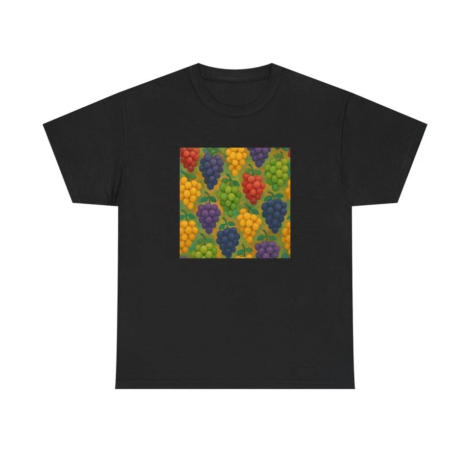 Unisex Adult T Shirt Rainbow Grape Abstract Pattern Art 2XL