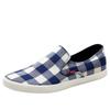 Fashion Mens Loafers Lattice Canvas Shoes for Men Slip-on Breathable Casual Shoes Flat Footwear Fashion Sneakers Men Designer Shoes 2025