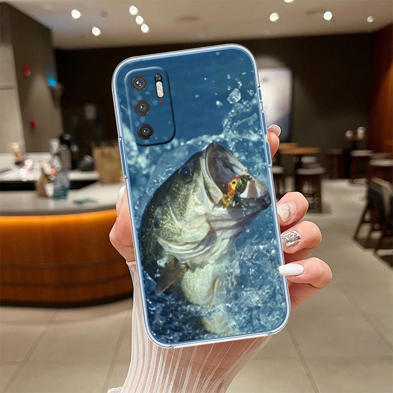 RE4 Angling Go Fishing Transparent Phone Case for Samsung Galaxy A04 A04S A14 A23 A34 A54 M23 M33 M52 M53