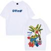 Rapper Bad Bunny Debi Tirar Mas Fotos DTMF World Tour T Shirts Mens Women Vintage Tshirt Hip Hop High Quality Loose Tshirts