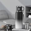 600-1500ml Edelstahl Thermosbecher Outdoor Thermosbecher Tragbare Vakuumflaschen Kalt und Heiß Thermo-Wasserflasche Kaffeetasse