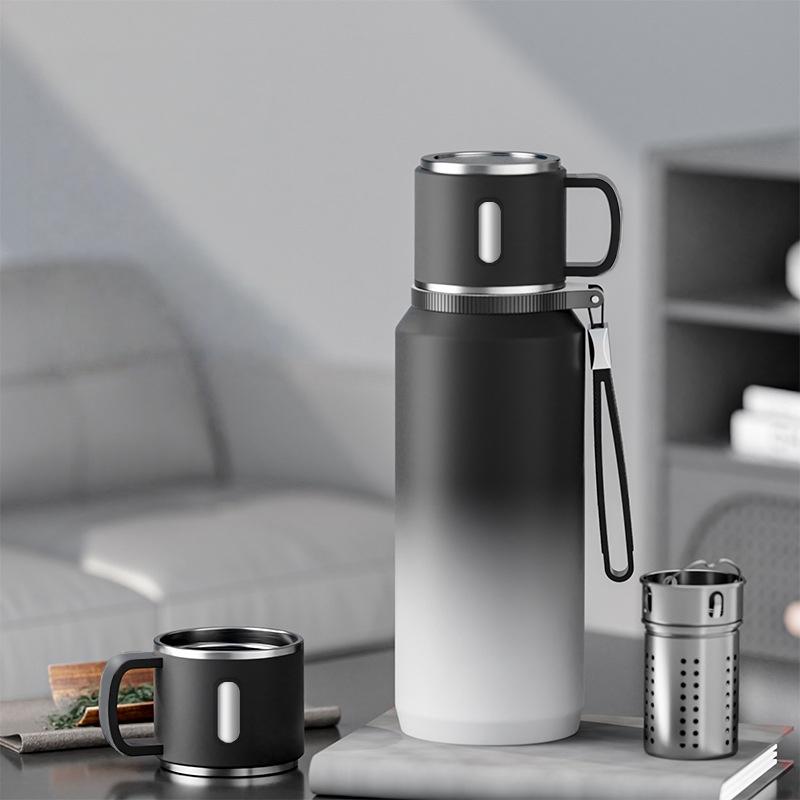 600-1500ml Stainless Steel Thermal Mug Outdoor Thermos Cup Portable Vacuum Flasks Cold and Hot Thermo Water Bottle Coffee Mug