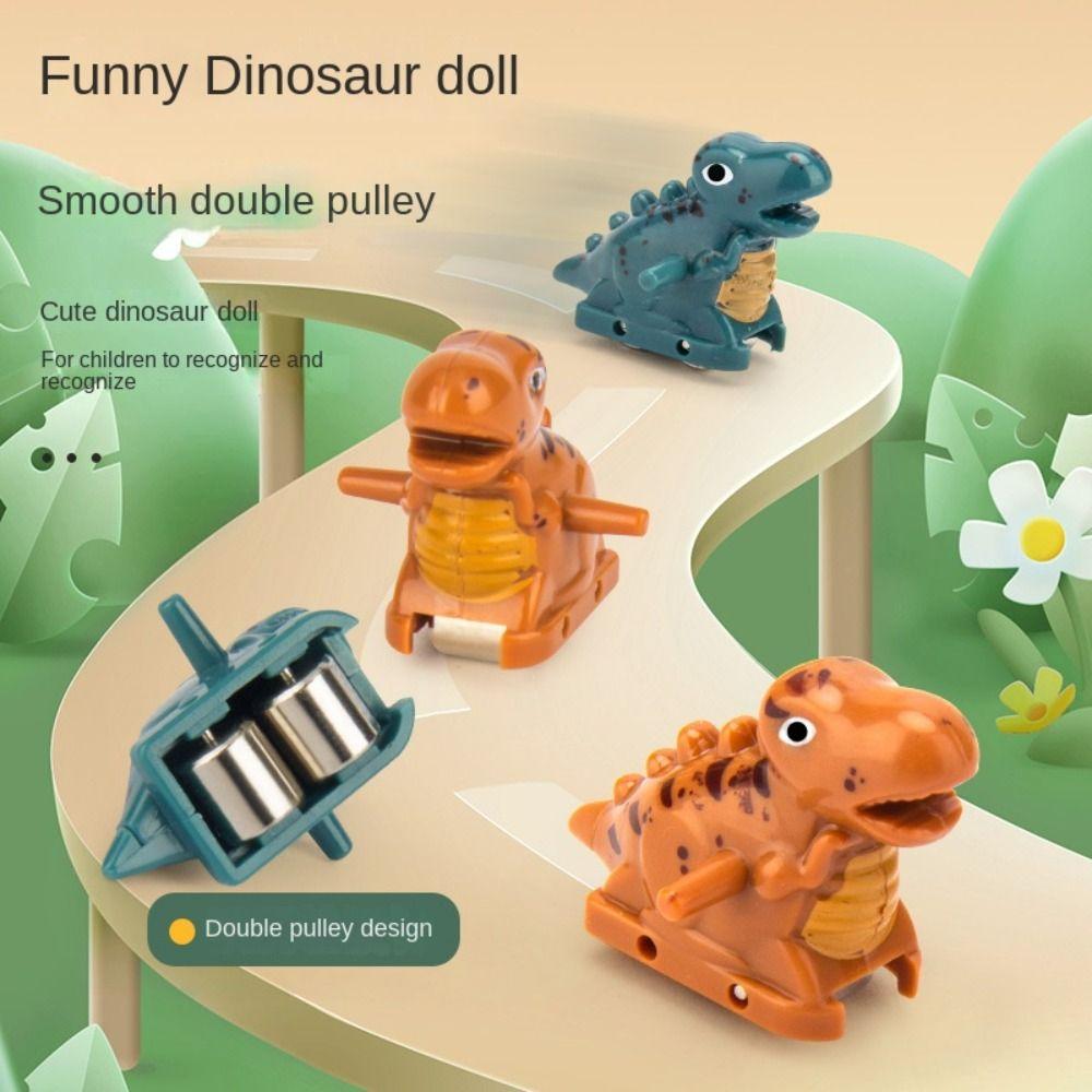 Plastic Cement Dinosaur Zinc Zinc Alloy Race Cars Electric Electric Slide Track Toy Car  Boys