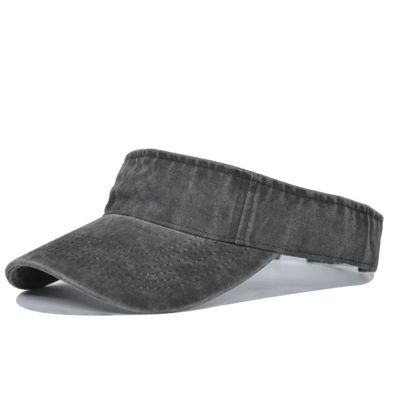 New Summer Autumn Visors Denim Women Summer Outdoor Sport Sun Baseball Cap Hat for Golf Hiking Tennis Running Man Sunscreen Cap