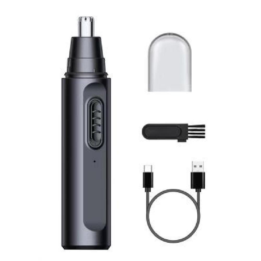 Rotary Cutter Head Electric Nose Hair Trimmer LED Digital Display Ear Face Clean Trimmer Travel