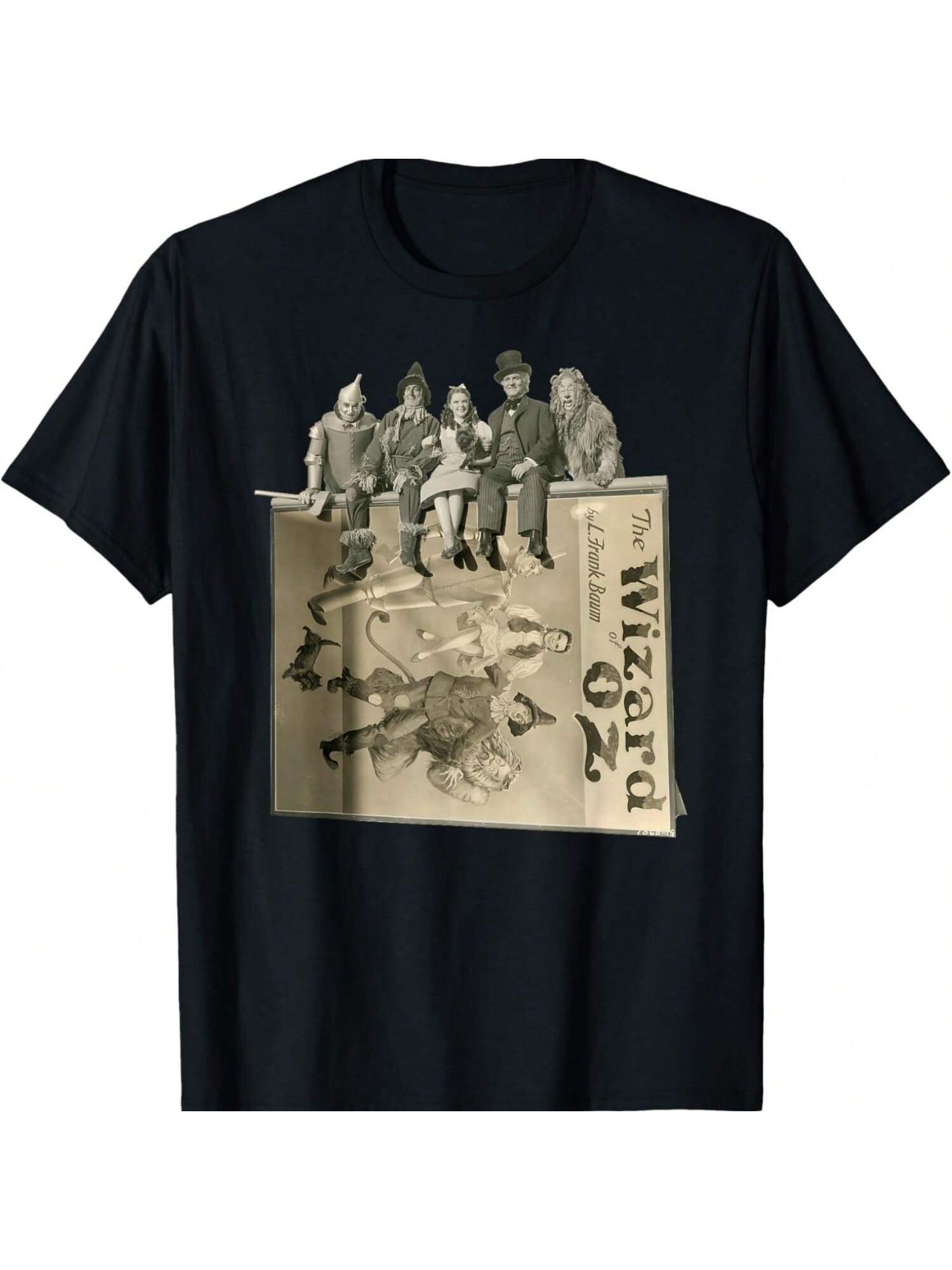 

Железный Дровосек Трусливый Лев Страшила Тото Дороти Волшебник Страны Оз Футболка XXXXXL чёрный