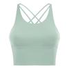Lu Same Sports Bra for Women 2025 New Outdoor Removable Bubble Wrap Running Fitness Beauty Back Yoga Vest