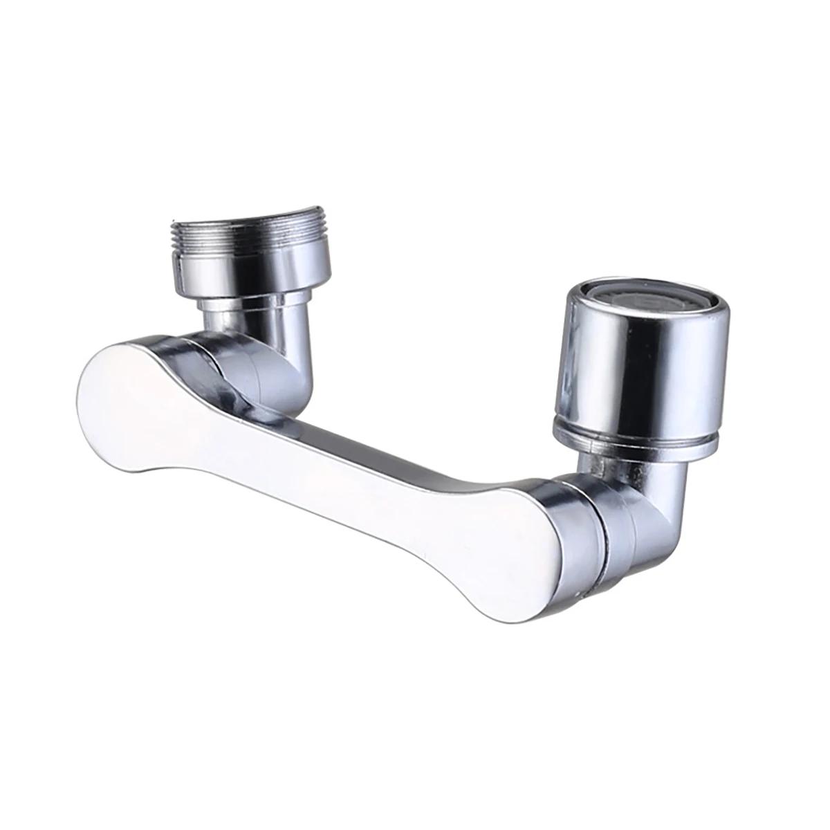 

Удлинитель кухонного/ванного смесителя с поворотом на 360°, регулируемой высотой, из нержавеющей стали, конструкция «свободные руки» для легкого мытья посуды белый