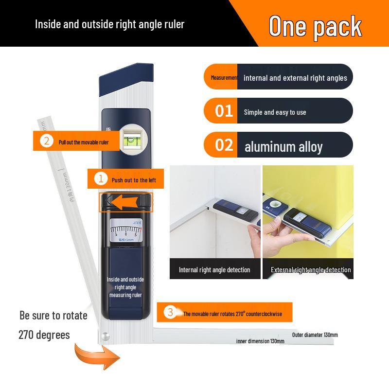Home Inspection Toolkit: Sounding Hammer, Angle Ruler, Level, Electrical Tester, Phase Detector