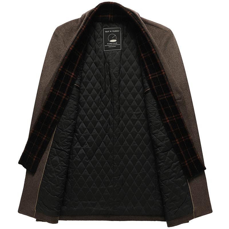 Men's Casual Scarf Coat New Autumn and Winter Coat
