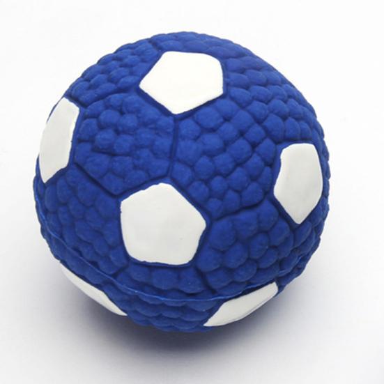 Puppy Teething Sound Ball Interactive Dog Toy Latex Rugby Series Boredom Relief Teeth Cleaning Indoor Outdoor Play Dog Toy Pet Supplies