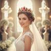 Elegant Bridal Princess Crown Sparkling Wedding Head Wear Baroque Queen Tiaras  Birthday Party