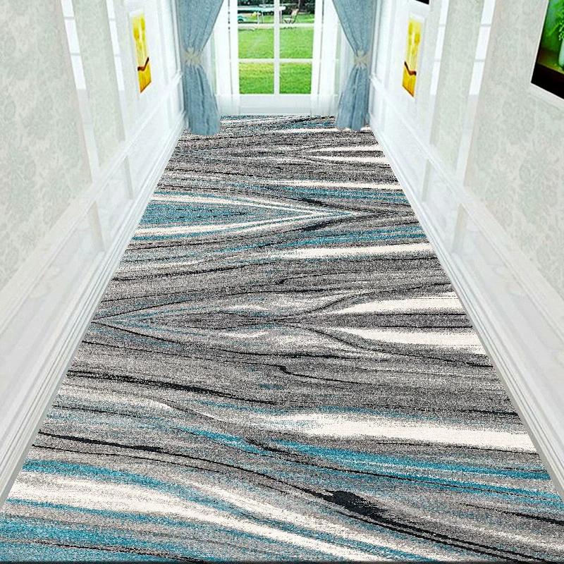 

Nordic Abstract Long Corridor Carpet Anti-slip Runner Rug for Hallway Aisle Sofa Bedside Room Decor 60X100CM-A11507