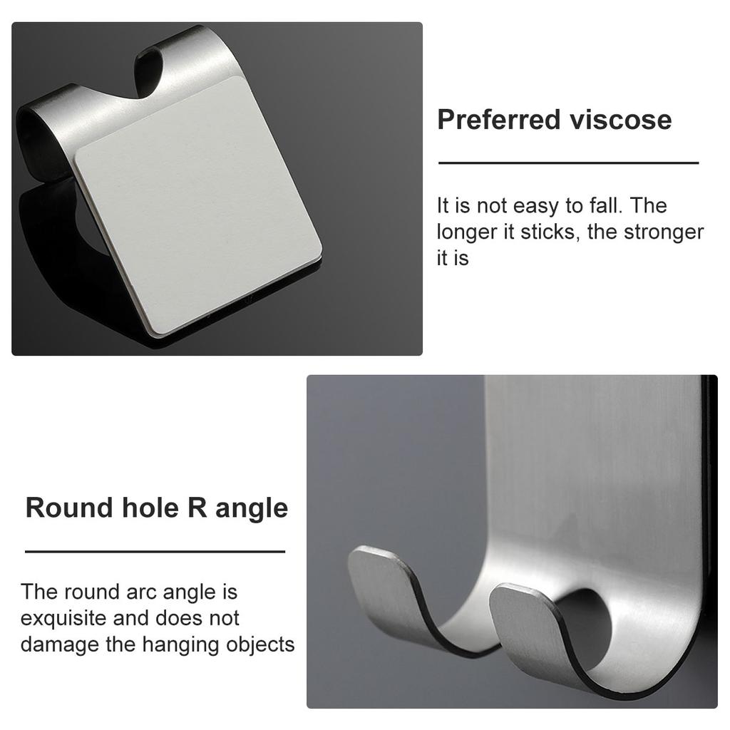 4pcs Stainless Steel Razor Holder Waterproof Storage Hook Men Shaving Shaver Shelf Punch Free Razor Rack Bathroom Accessories