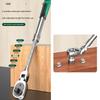 Multipurpose Ratcheting Wrench 72 Teeth Adjustable Head Lightweight Portable For Mechanics DIY Enthusiasts And Households