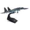 1:100 Metal SU-35 Super Flanker Heavier Aircraft Model Simulation Fighter Aviation Military Science Display Model
