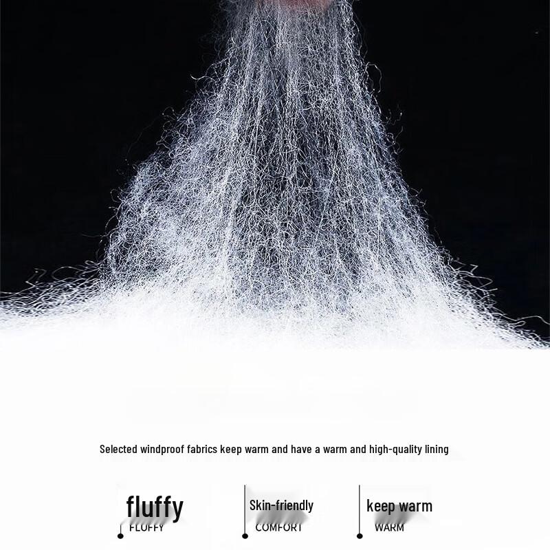 Jeanswest Men's Winter Thick Padded Jacket with Removable Hood