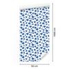 Heart Wallpaper White, Azure and Blue 50x1000