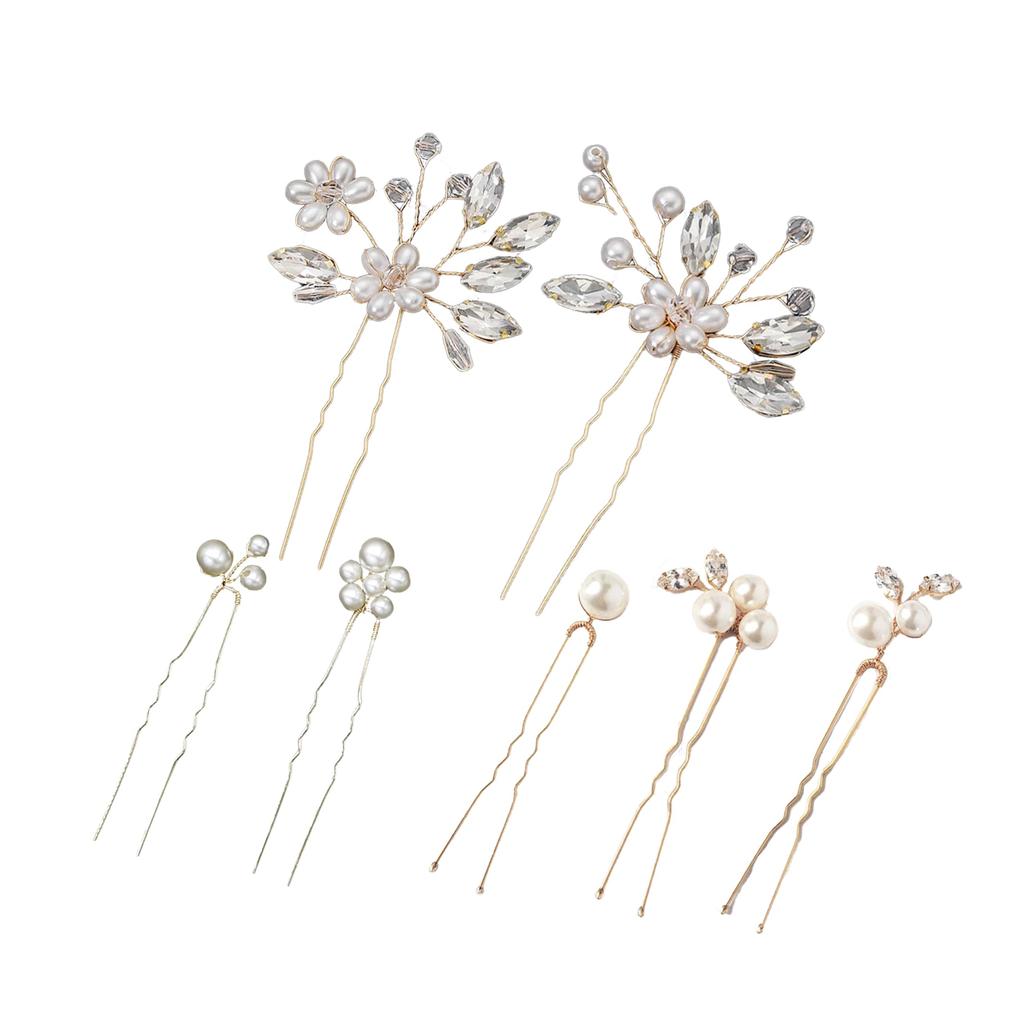 Enliven Hair Accessory Gold for Graduation Yukata 7-piece Set, Pearl, (gold), Weddings, Coming-of-age Ceremonies, Ceremonies, Parties,