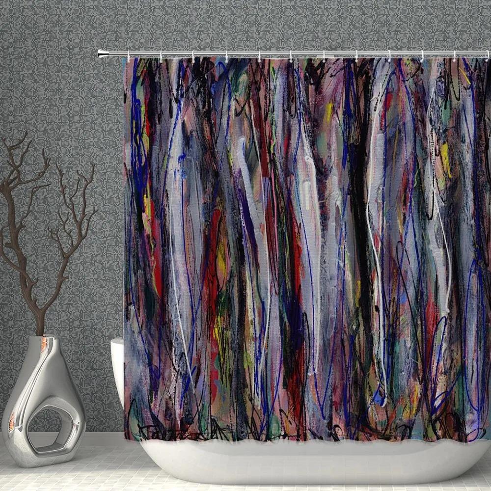 

Соломенное плетение Водонепроницаемые шторки для душа Под дерево Каменный узор Золотая ткань Набор занавесок для ванны Разных размеров Ширма для ванной W90xH180cm