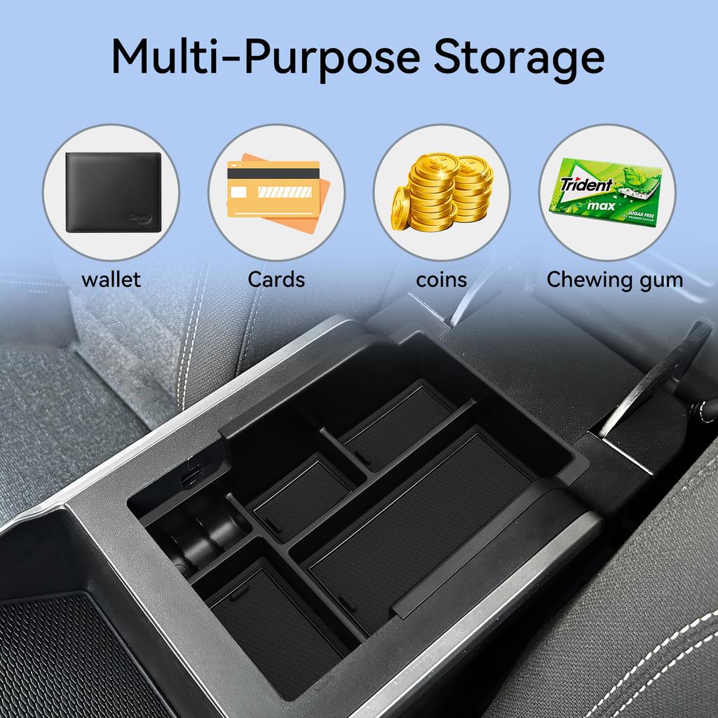 for GMC Terrain 2025 Car Storage Box Interior Accessories Center Console Armrest Storage Organizer Tidying Tray