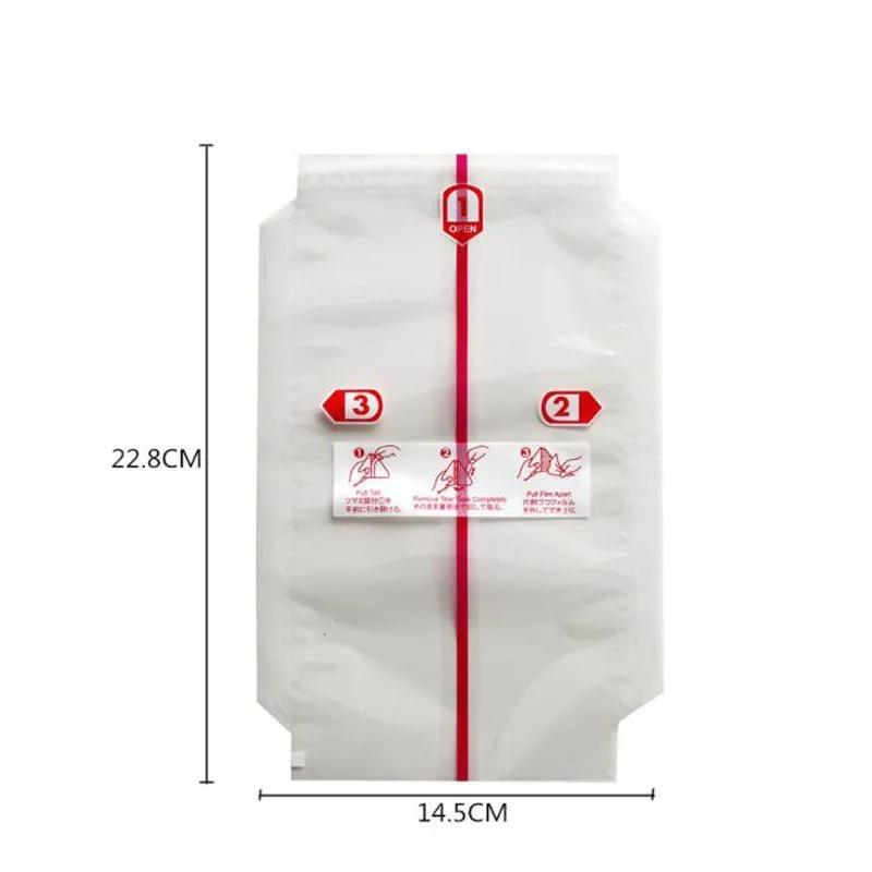 100 Stück Japanische Doppelschichtige Dreieckige Sushi-Beutel Reisbällchen Nori Sushi Verpackungsbeutel Einweg-Verpackung in Lebensmittelqualität Leicht zu öffnen