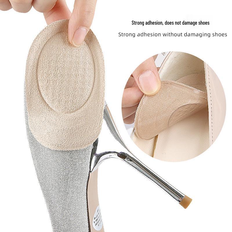 Unisex Self-Adhesive Shock-Absorbing Heel Insole with Double Density Padding