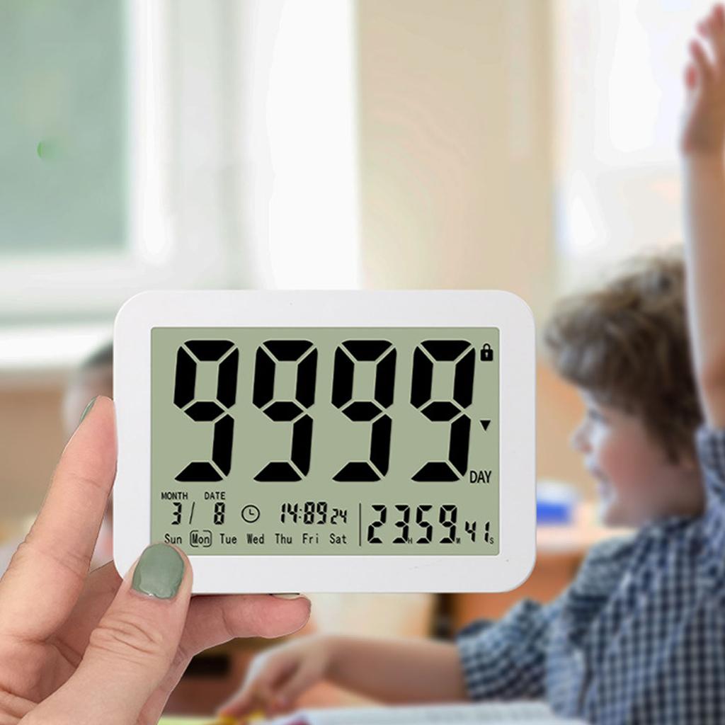 Duży Ekran Elektroniczne Odliczanie Cyfrowe Minutniki 9999 Dni Zegar Odliczający Timer Klasowy Timer Odliczania do Emerytury