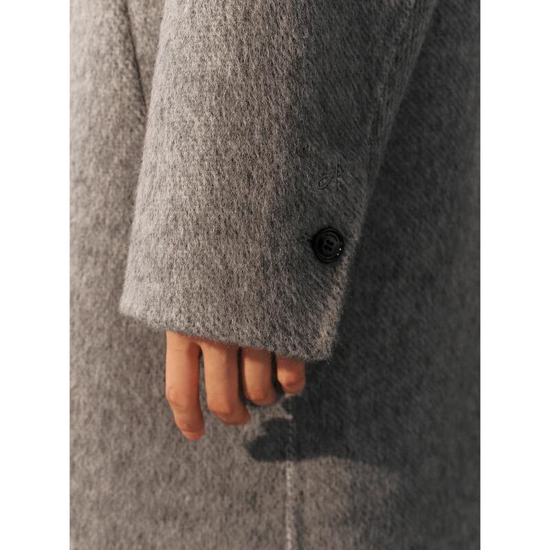 PEACEBIRD Women's Master Velvet Double-Faced Wool Blend Coat