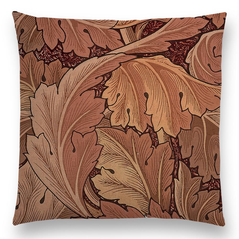 

Чехол для подушки William Morris Thief Red, льняная роскошная подушка для домашнего декора, наволочка для дивана, гостиной, 40 см/45 см/50 см/60 см 30x30cm double side